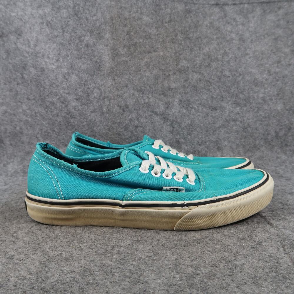 Vans Shoes Womens 8 Sneakers Authentic Casual Skateboarding Canvas Blue Trainer
